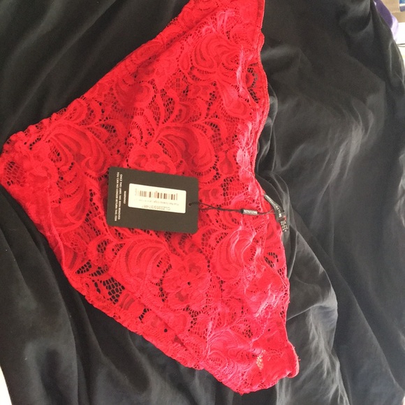 PrettyLittleThing Other - Red lace lingerie bottoms